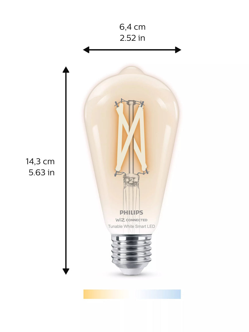 Philips smart ST64 tunable LED bulb - British product
