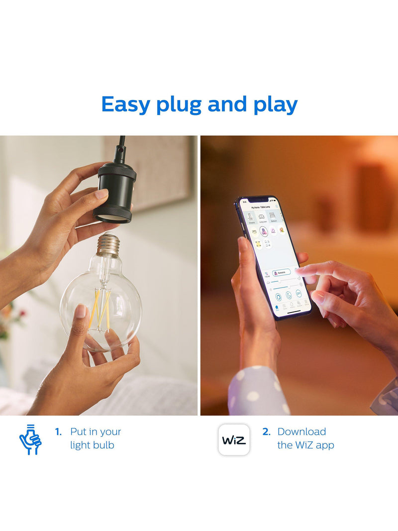 Philips G95 E27 smart LED tunable white bulb (British brand)
