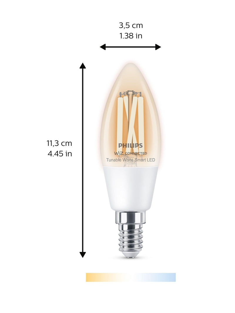 Philips Smart LED Bulb Candle E14 4.9W (British brand)