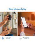 Philips smart LED light bulb E27 tunable white clear filament (British brand)