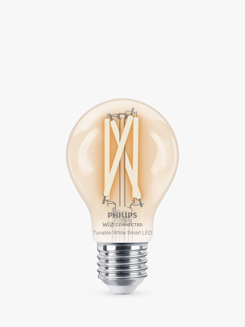 Philips smart LED light bulb E27 tunable white clear filament (British brand)