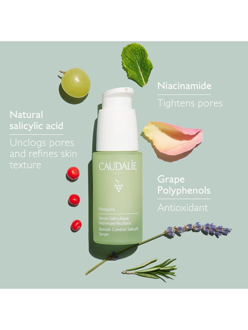 Caudalie Blemish Control Salicylic Serum 30ml - British product