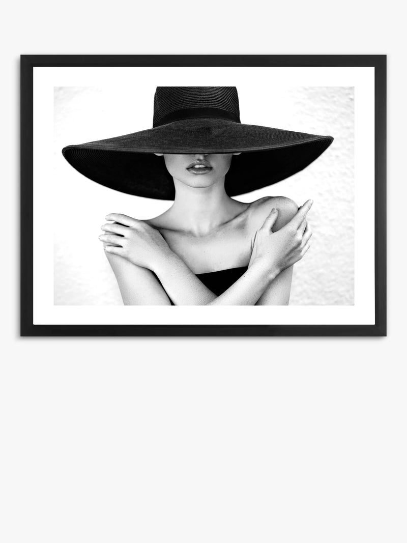 Brookpace Lascelles framed print Mystery Lady III 81x66cm (British brand)