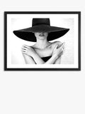 Brookpace Lascelles framed print Mystery Lady III 81x66cm (British brand)