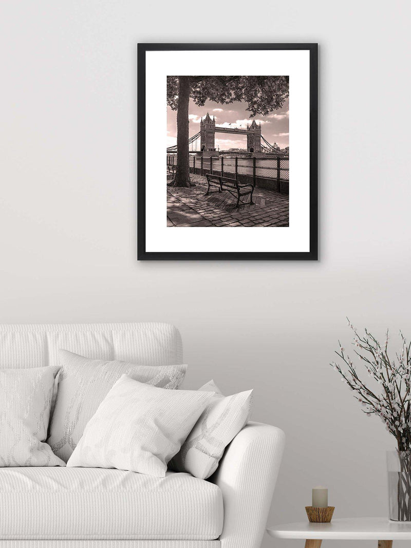 Brookpace Lascelles Tower Bridge framed print 55.5x45.5 - British product