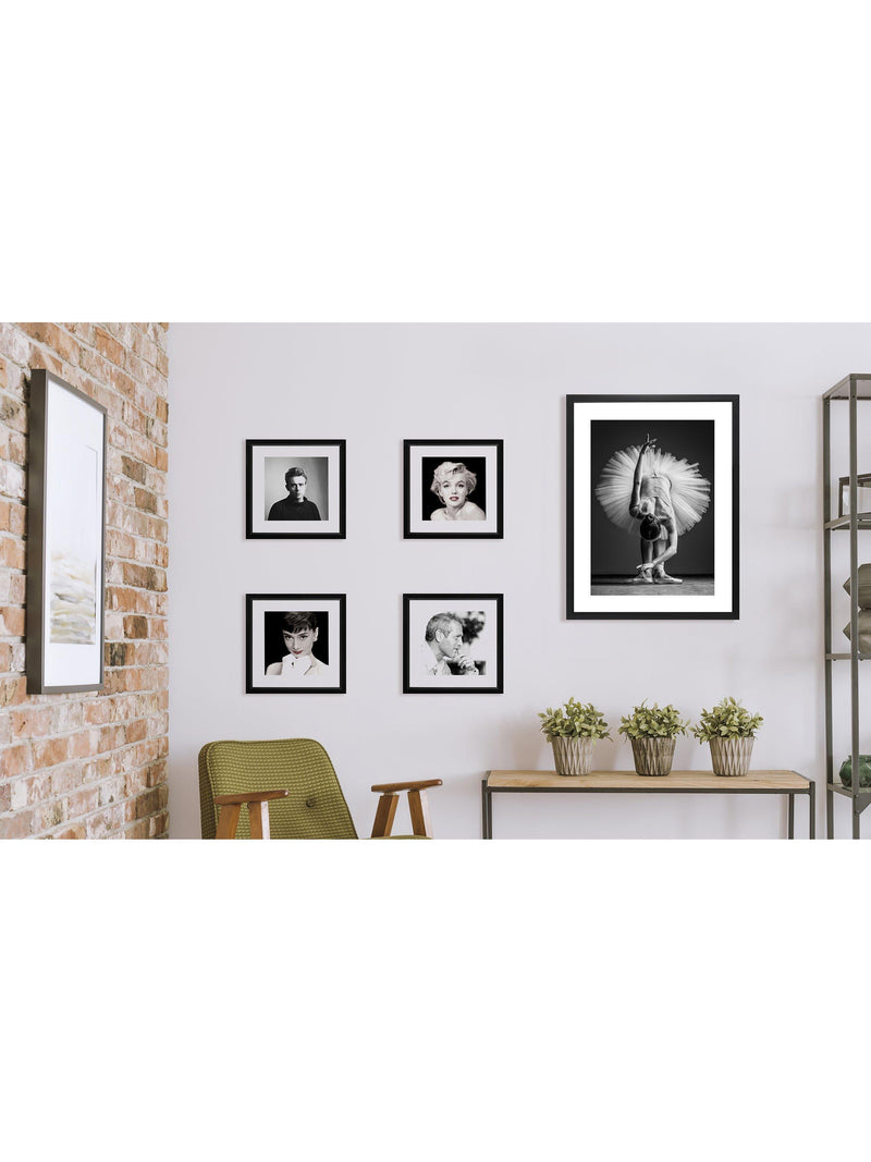 Brookpace Lascelles framed ballerina bow photographic print 86x66cm, UK version