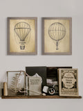 Brookpace Lascelles framed print air balloon 42x36cm (British brand)