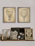 Brookpace Lascelles framed print air balloon 42x36cm (British brand)