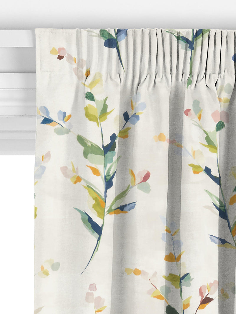 John Lewis Wildflower Sprigs made-to-measure curtains floral multi (British brand)