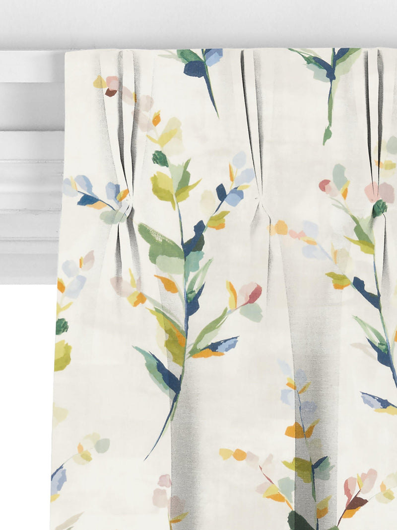 John Lewis Wildflower Sprigs made-to-measure curtains floral multi (British brand)