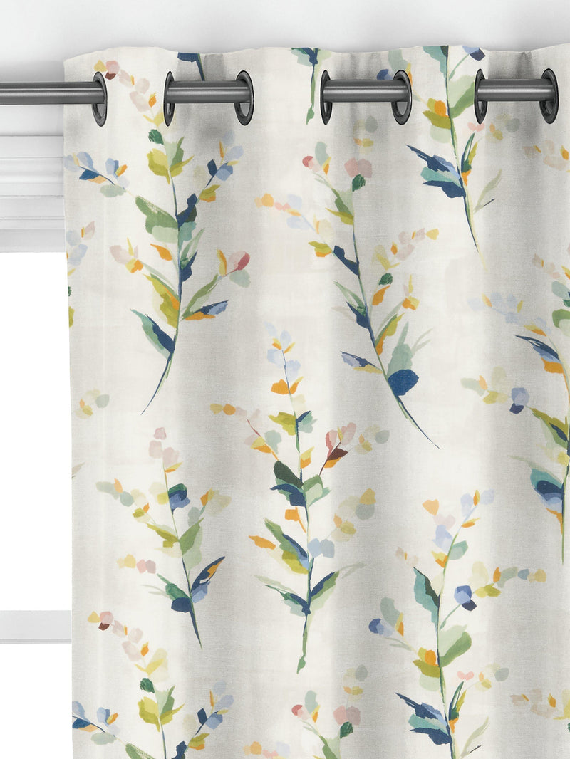 John Lewis Wildflower Sprigs made-to-measure curtains floral multi (British brand)
