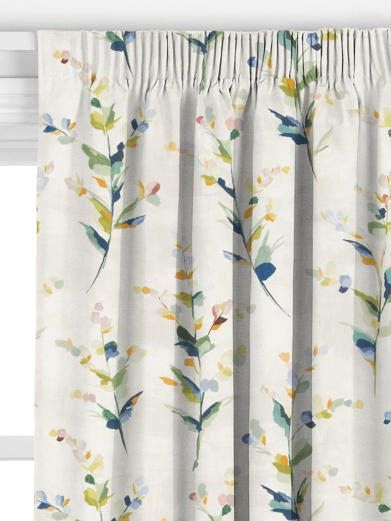 John Lewis Wildflower Sprigs made-to-measure curtains floral multi (British brand)
