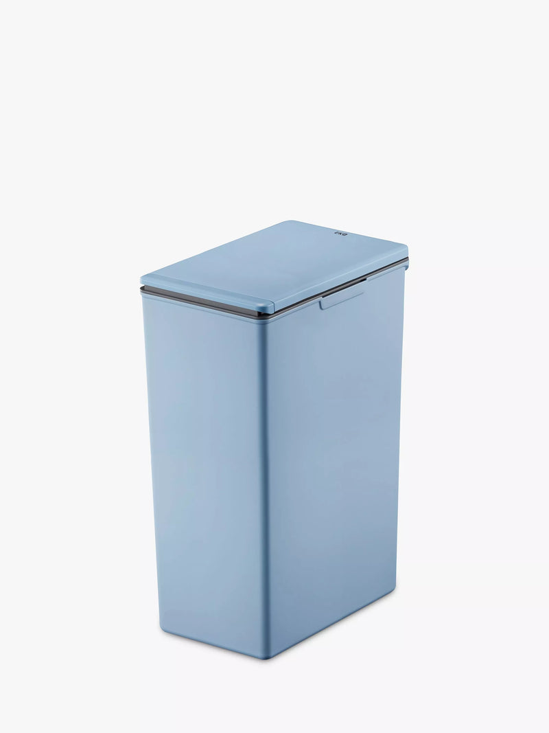 EKO Morandi Rectangular Touch Bin Grey Waste Bin 40L