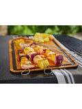 Weber steel BBQ skewer set 8 piece, imported from the UK