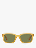 Persol PO3272S rectangular sunglasses honey green frame, imported from the UK