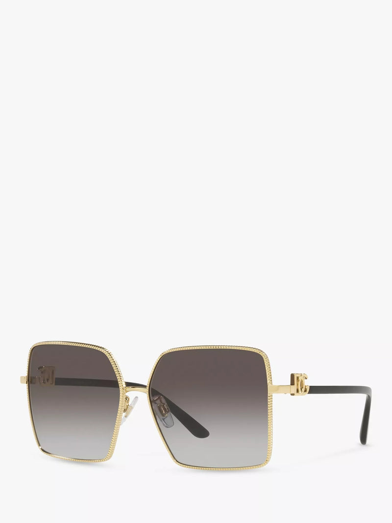 Dolce & Gabbana square sunglasses gold/grey - British product