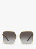 Dolce & Gabbana square sunglasses gold/grey - British product