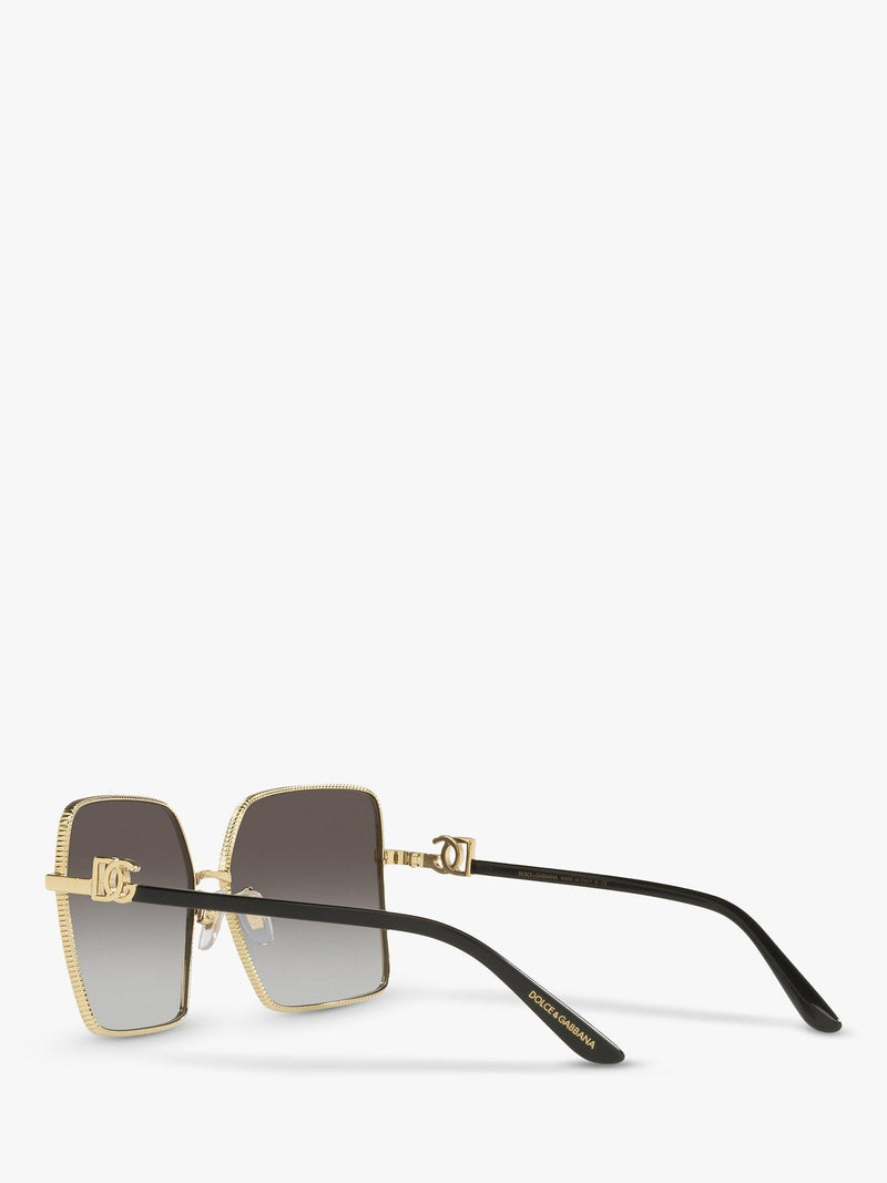 Dolce & Gabbana square sunglasses gold/grey - British product