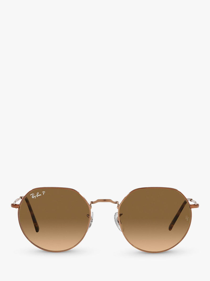 Ray-Ban Jack polarised hexagonal sunglasses medium (British brand)