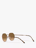 Ray-Ban Jack polarised hexagonal sunglasses medium (British brand)