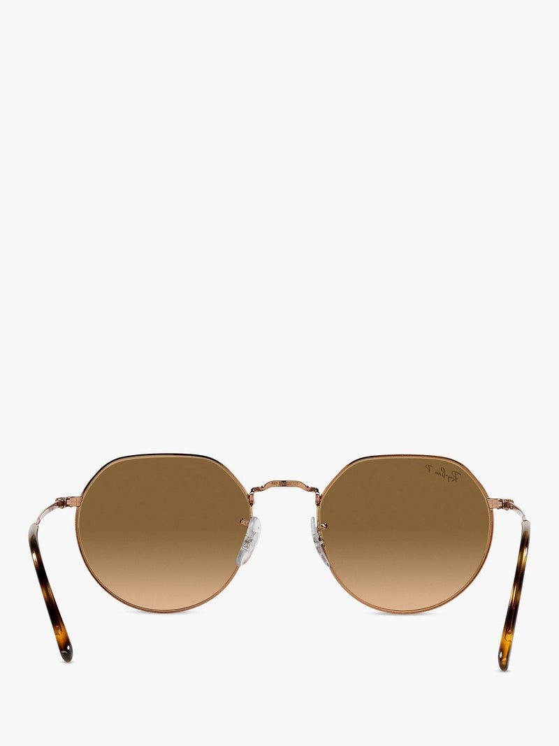 Ray-Ban Jack polarised hexagonal sunglasses medium (British brand)