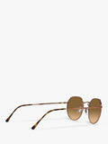 Ray-Ban Jack polarised hexagonal sunglasses medium (British brand)