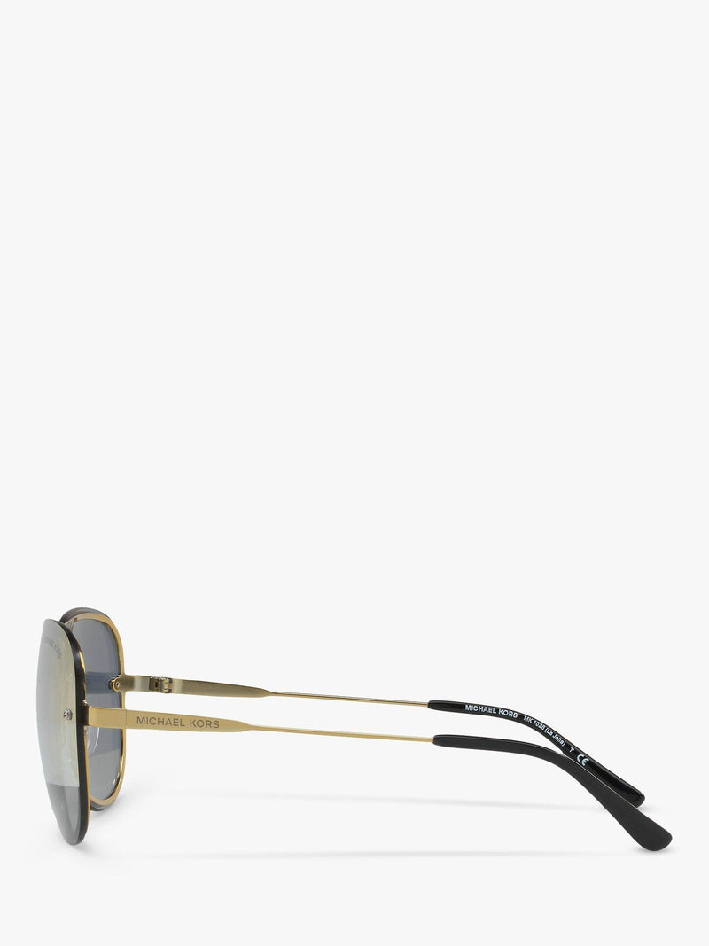 Michael Kors MK1026 aviator sunglasses pale gold grey, UK version