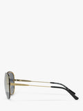 Michael Kors MK1026 aviator sunglasses pale gold grey, UK version