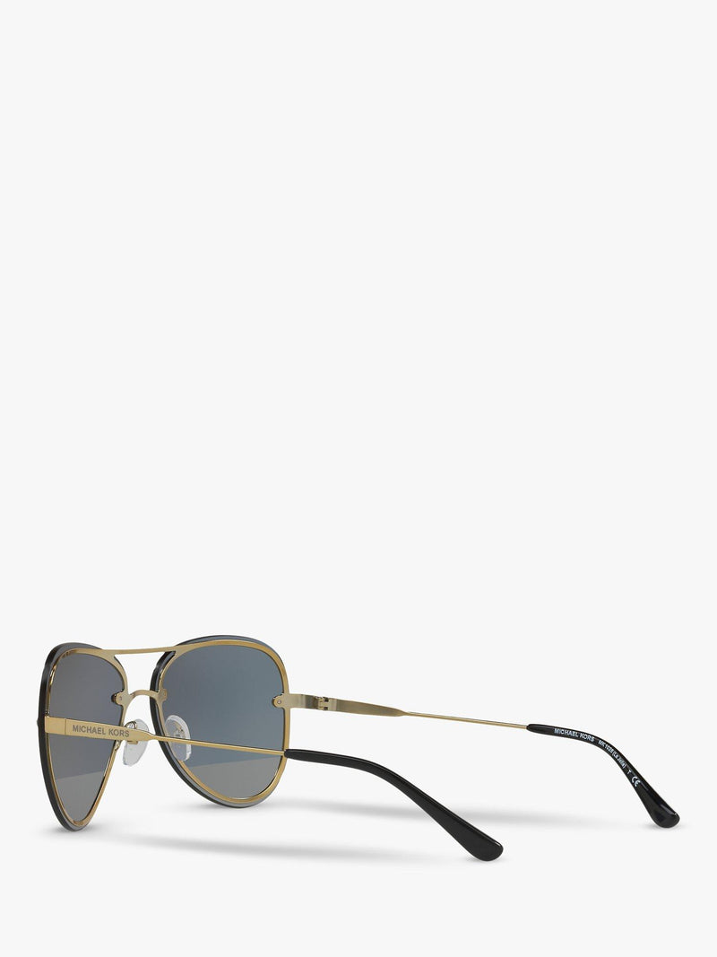 Michael Kors MK1026 aviator sunglasses pale gold grey, UK version