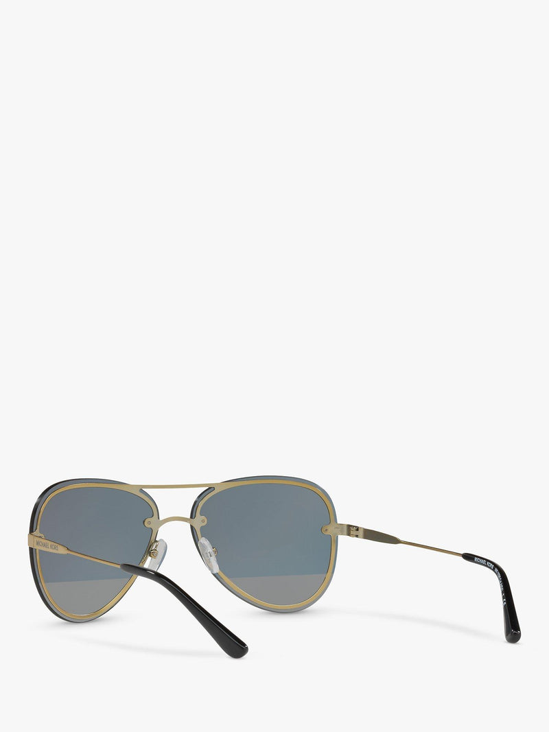 Michael Kors MK1026 aviator sunglasses pale gold grey, UK version