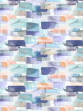 Voyage Kampala abstract watercolour furnishing fabric, imported from the UK