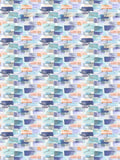 Voyage Kampala abstract watercolour furnishing fabric, imported from the UK