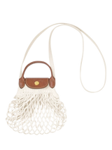 John Lewis Longchamp Le Pliage Filet Mini Top Handle Mesh Cross Body Bag 18cm x 17cm- Buy online at McGrocer