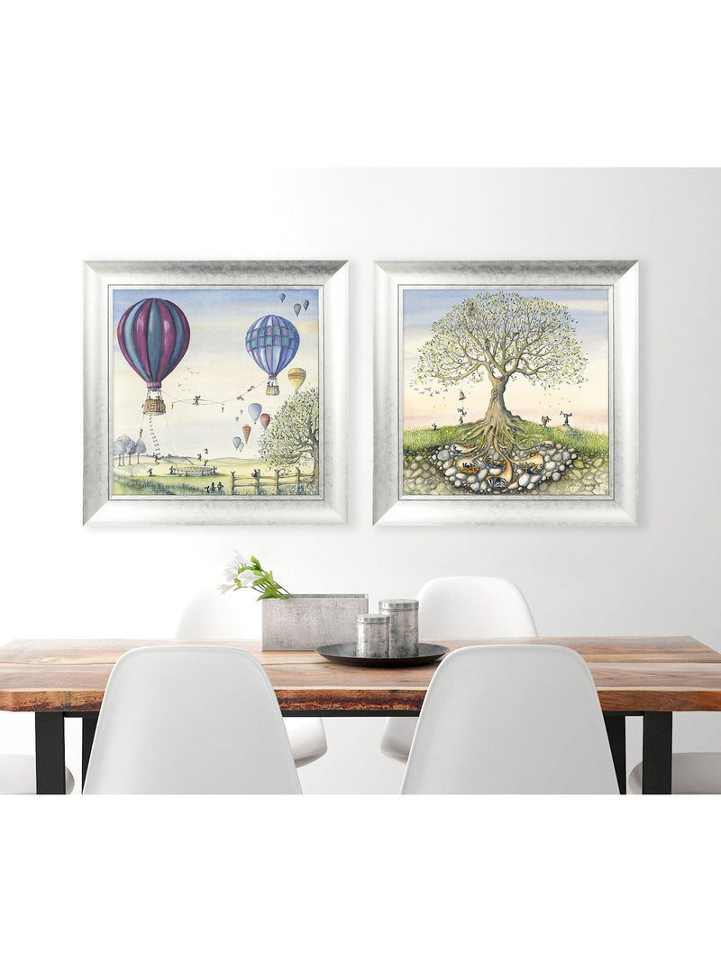 John Lewis Catherine Stephenson embellished framed print 62x62cm - British product