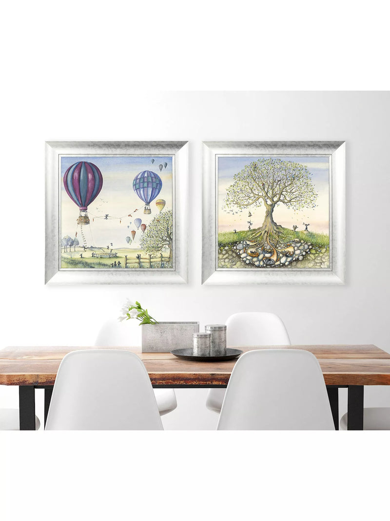John Lewis Catherine Stephenson embellished framed print 62x62cm - British product