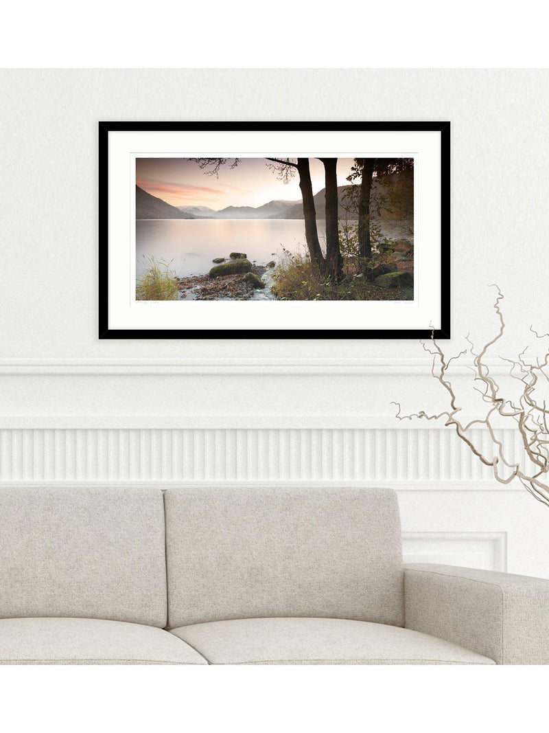 John Lewis Misty Lake framed print 64.5 x 104.5cm, UK version