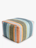 John Lewis Salsa Stripe multi outdoor pouffe, imported from the UK
