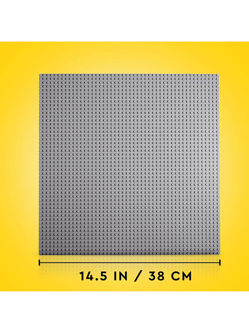 LEGO Classic grey baseplate 38x38 cm, UK version