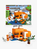 Fox Lodge Construction Set with 193 Pieces and Miniature Figures