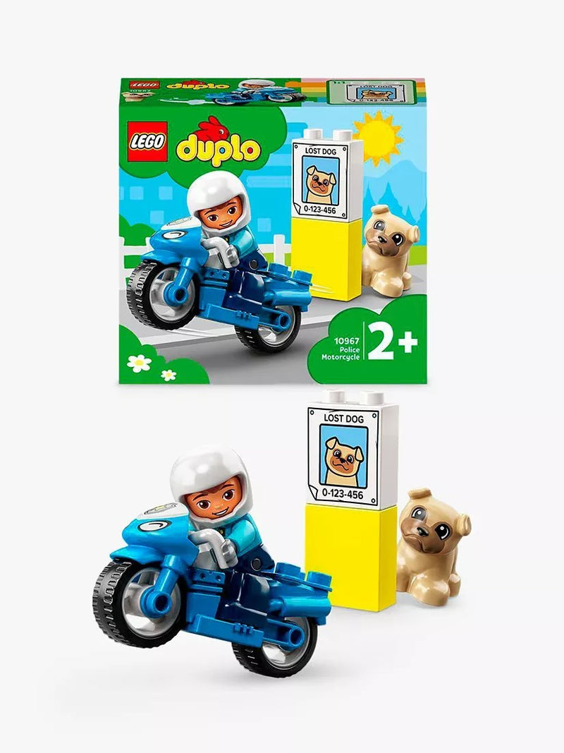 LEGO DUPLO Police Motorcycle 10967 building toy set, UK version