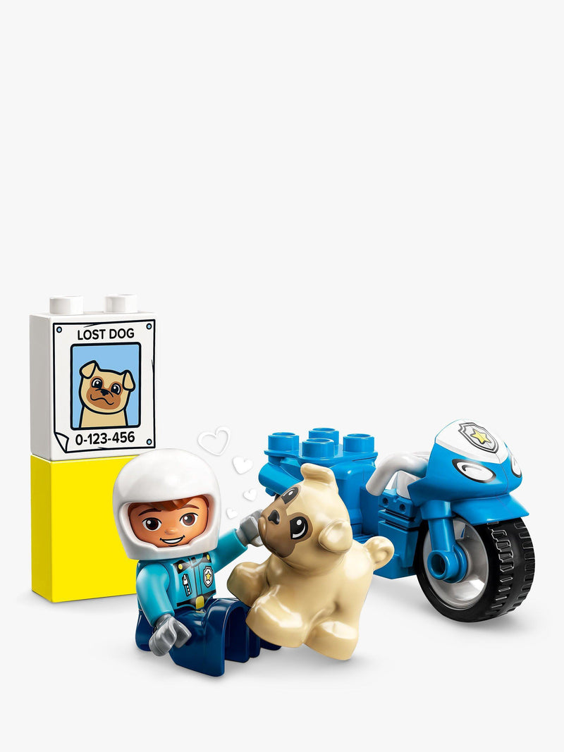 LEGO DUPLO Police Motorcycle 10967 building toy set, UK version