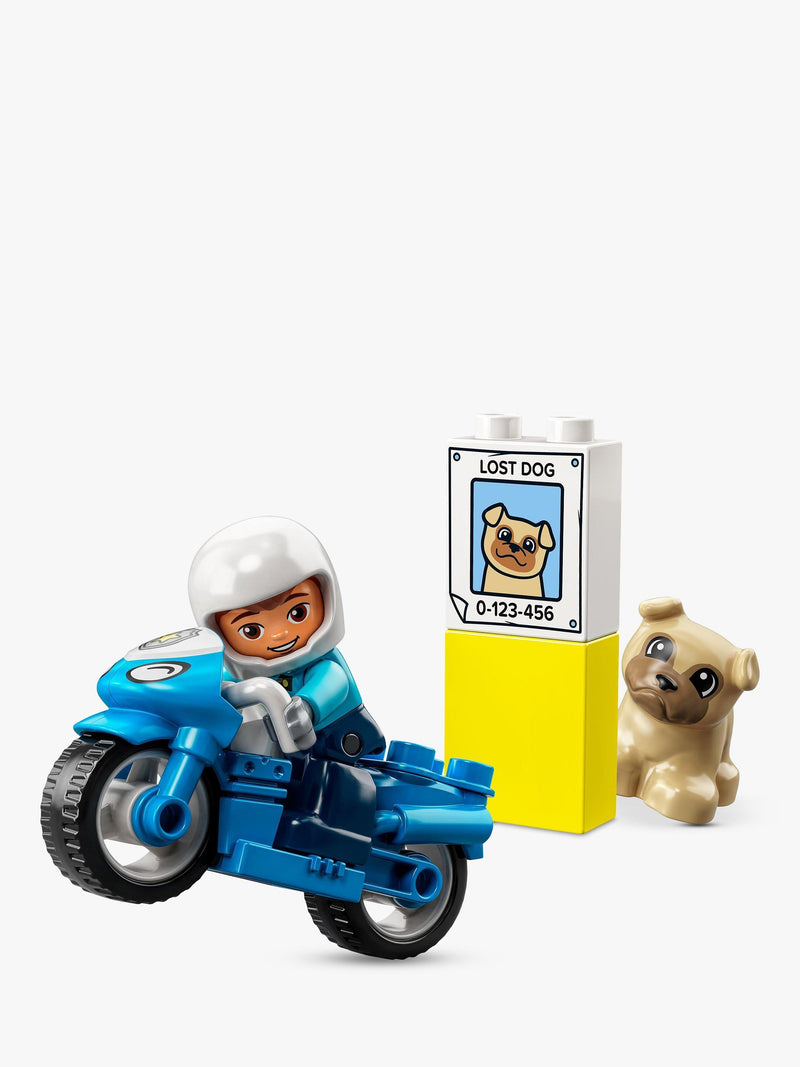 LEGO DUPLO Police Motorcycle 10967 building toy set, UK version