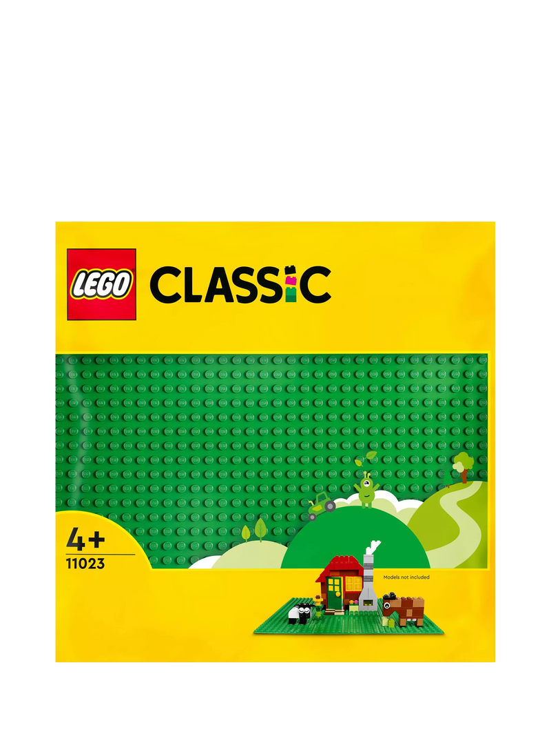LEGO Classic green building baseplate 11023, imported from the UK