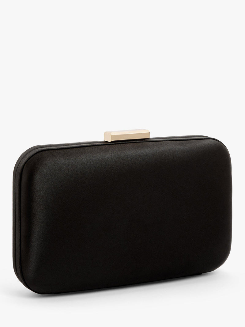 John Lewis Stella clutch bag in faux silk (British brand)