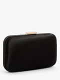 John Lewis Stella clutch bag in faux silk (British brand)