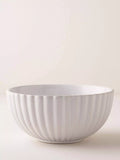 Truly Stoneware Fluted Serve Bowl Pale Grey (British brand)