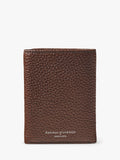 Aspinal of London pebble leather trifold wallet, imported from the UK