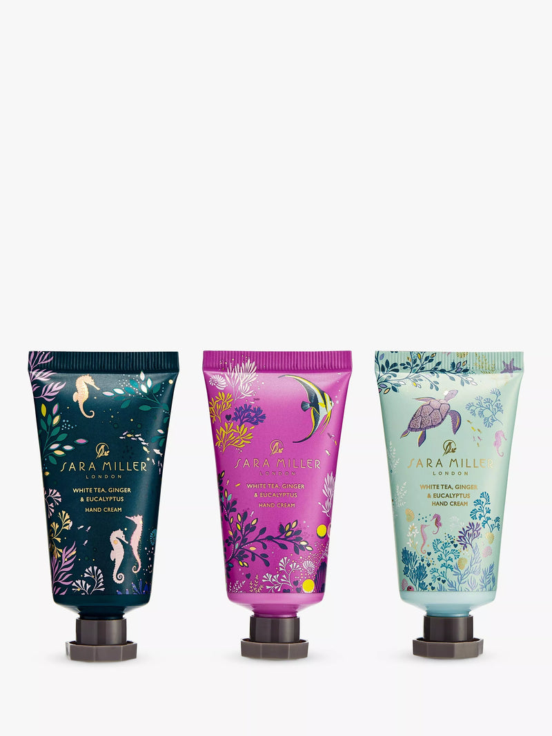 Coffret Cadeau Trio de Crèmes pour les Mains Sara Miller