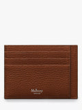 Mulberry Small Classic Grain Leather Card Holder, Oak