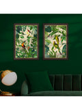 John Lewis Tropical Birds framed prints set of 2, UK version